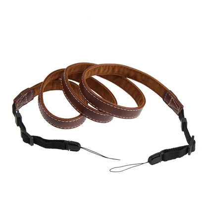Camera Hub Essentials PU Leather Compact Camera Neck Strap