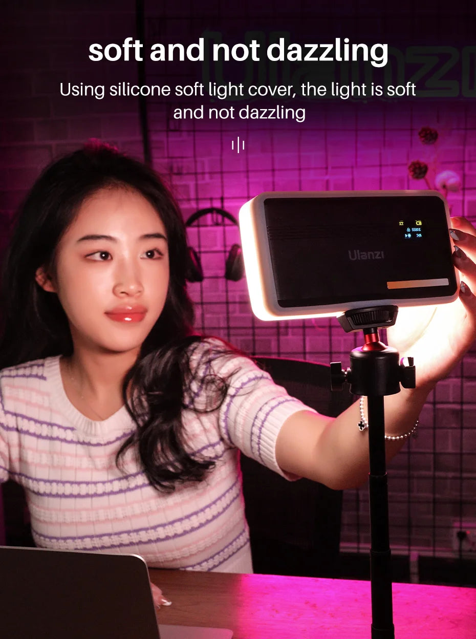 Ulanzi VL200 LED Video Light with Soft Diffuser