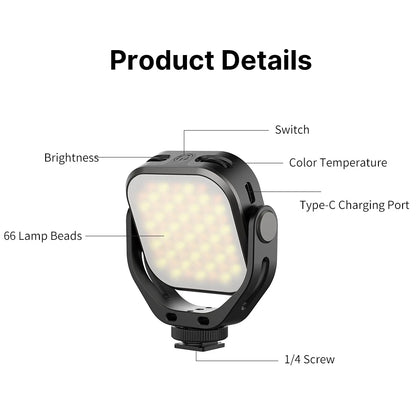 Ulanzi VIJIM VL66 Adjustable LED Video Light