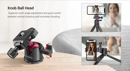 SmallRig BUT2664 Tabletop Mini Tripod with Panoramic Ball Head