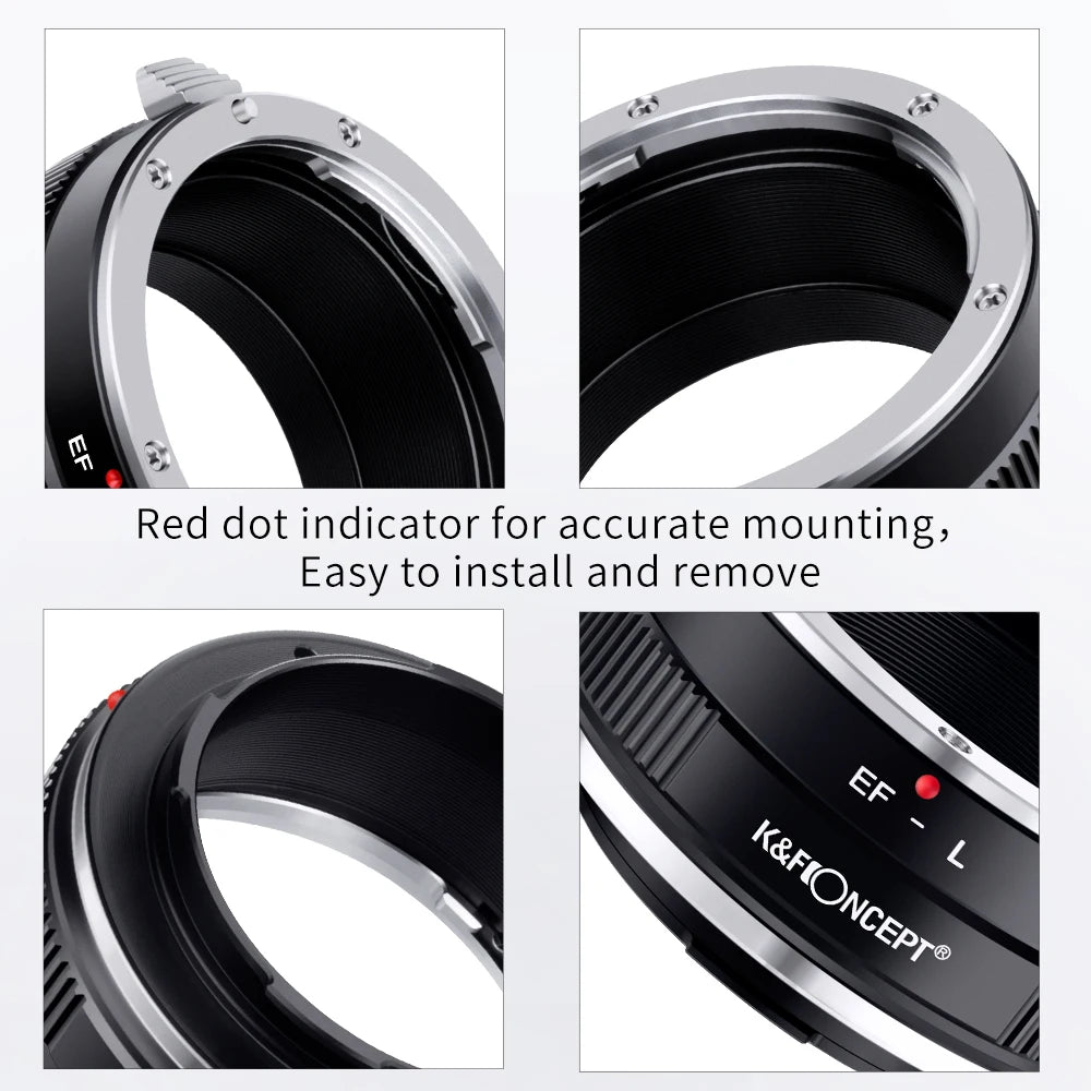 K&F Concept Lens Mount Adapter - Lens Nikon F G Type / Leica L-mount