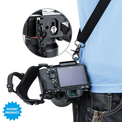 JJC Deluxe Mirrorless Camera Hand Grip Strap with Arca-Swiss Plate