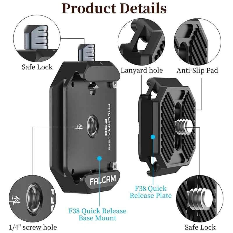 FALCAM F38 Quick Release System for Cameras & Tripods
