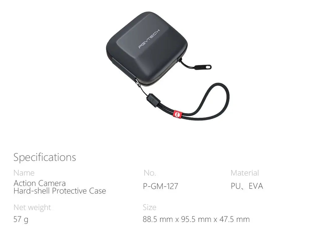 PGYTECH Hard Shell Action Camera Carrying Case
