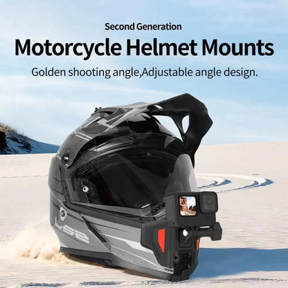 TELESIN Foldable Motorcycle Helmet Chin Mount
