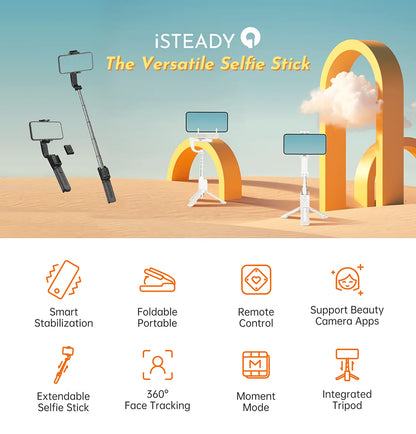 Hohem iSteady Q Smartphone Gimbal and Selfie Stick Tripod