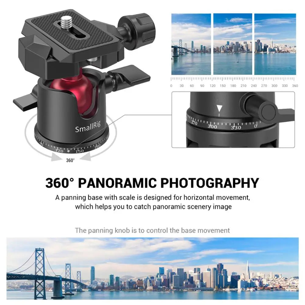 SmallRig Tabletop Camera Tripod with Arca-Type Quick Release Plate