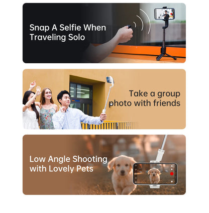 Hohem iSteady Q Smartphone Gimbal and Selfie Stick Tripod