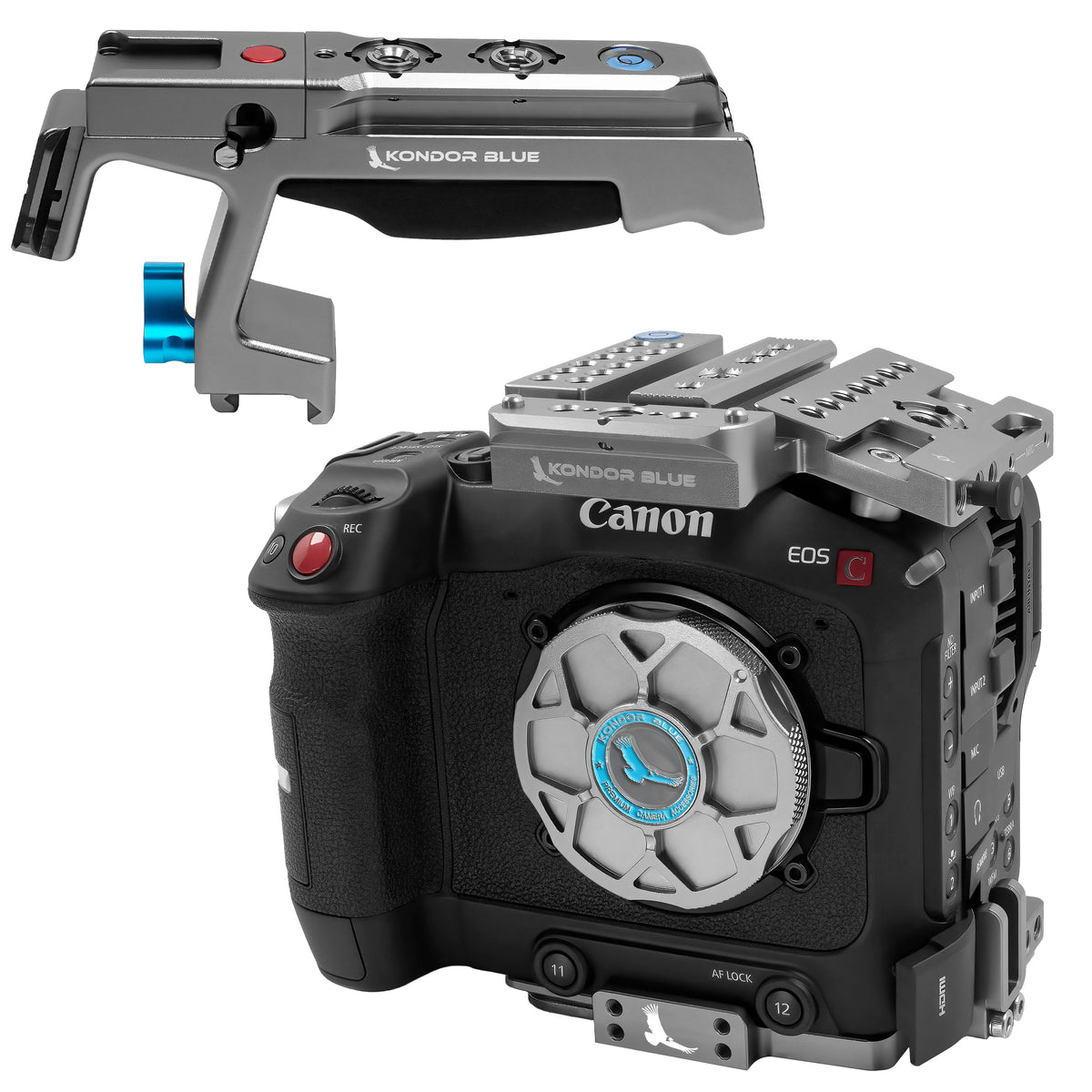 Kondor Blue Canon C70 Cage - Space Gray