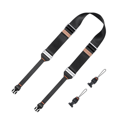 K&F Concept Adjustable Neck & Shoulder Camera Strap - Black