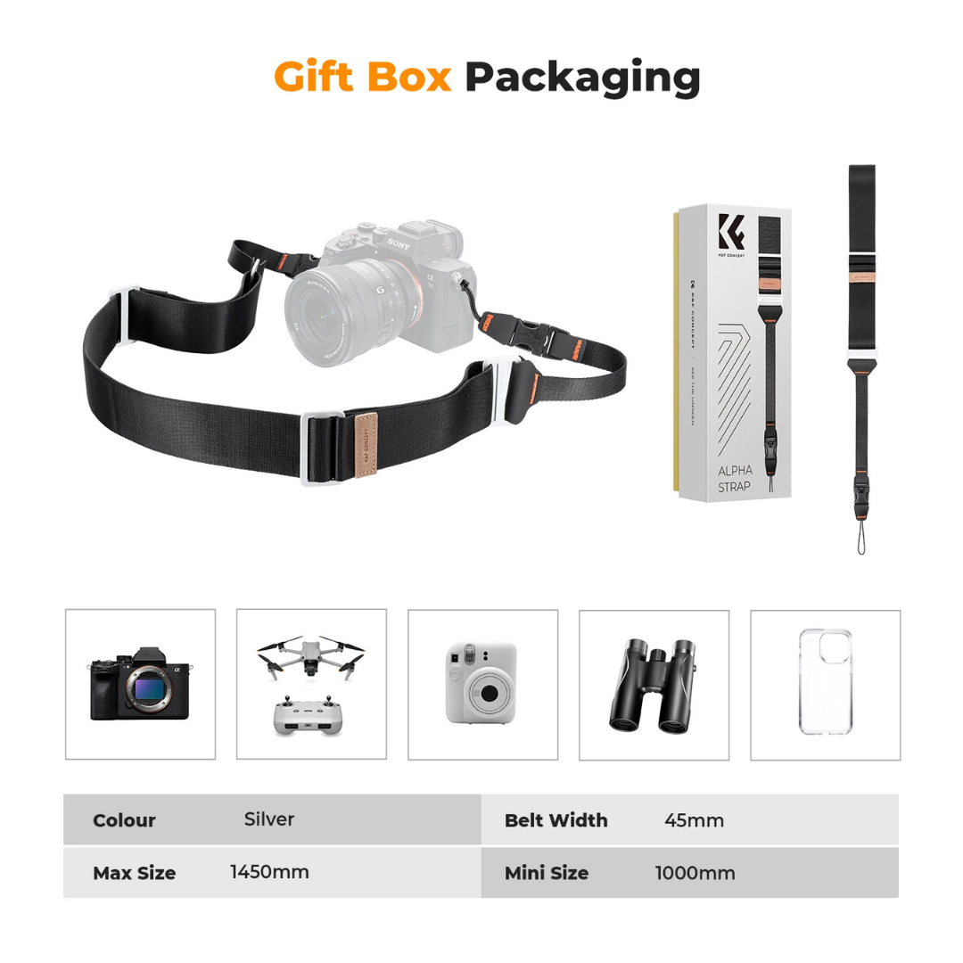 K&F Concept Adjustable Neck & Shoulder Camera Strap