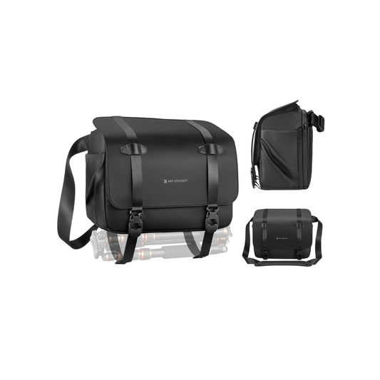 K&F Concept 10L Camera Sling Bag with Rain Cover - Black