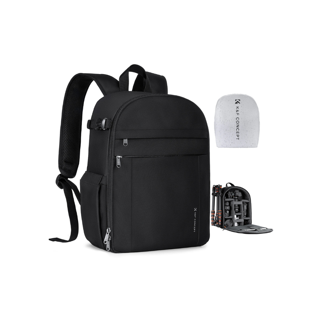 K&F Concept 13L Lightweight Camera Backpack - Black I