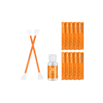 K&F Concept 10-Pack Camera Sensor Cleaning Swab Kit - Liquid 10pc 24mm