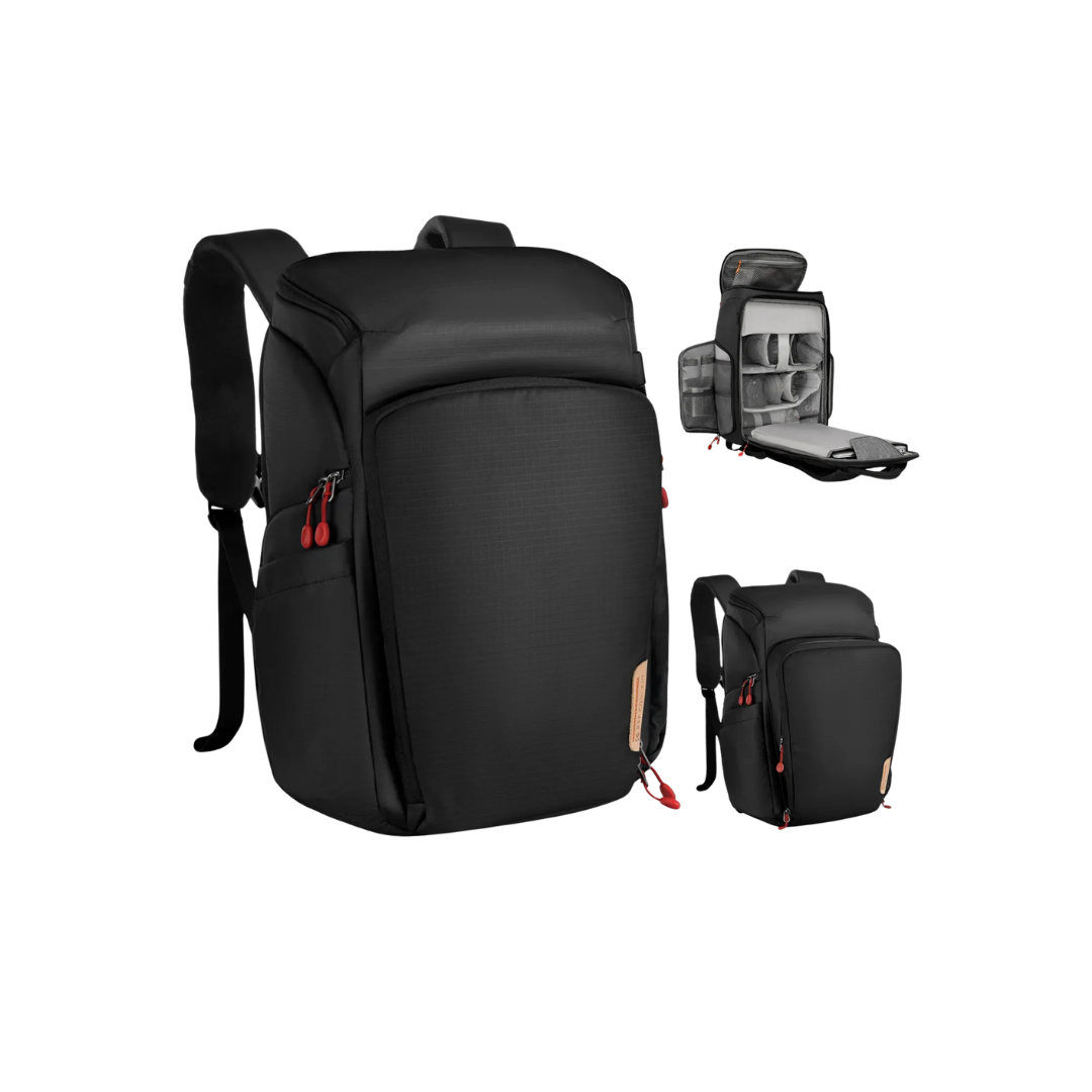 K&F Concept 25L Professional Camera Backpack - Upgrade Black