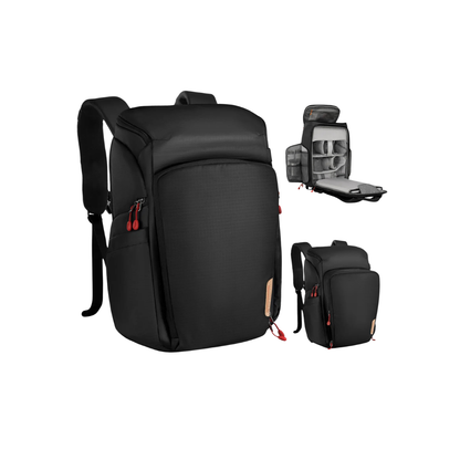 K&F Concept 25L Professional Camera Backpack - Upgrade Black