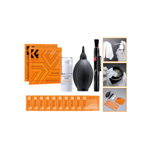 K&F Concept Camera Lens & Glasses Cleaning Kit - 10 in 1