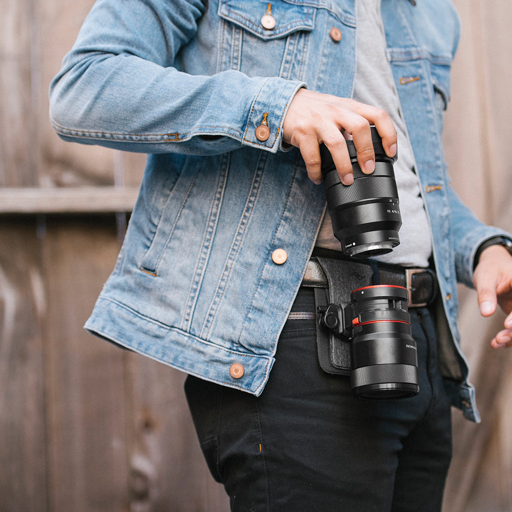 Peak Design Lens Kit product detail and lifestyle image | Peak Design Australia | CameraHUB
