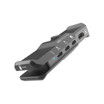 Kondor Blue USB-C Media Hub for iPhone 15 – Space Gray