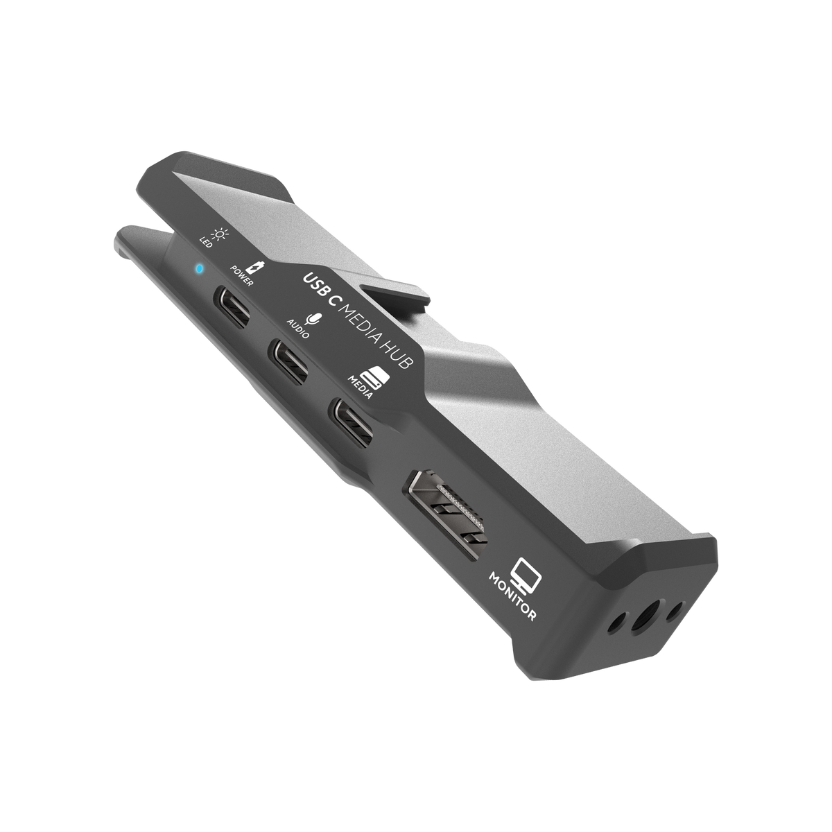 Kondor Blue USB-C Media Hub for iPhone 15 – Space Gray