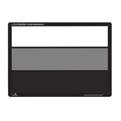 Calibrite ColorChecker 3-Step Grayscale main target