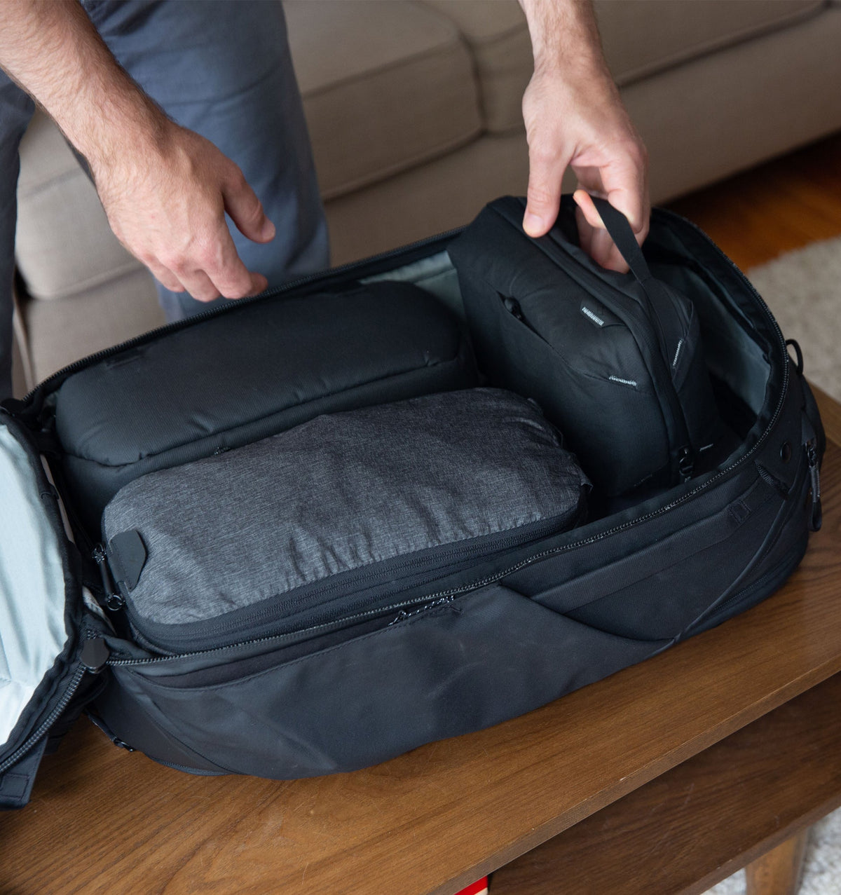 Peak Design Packing Cube lifestyle and product image | Peak Design Australia
