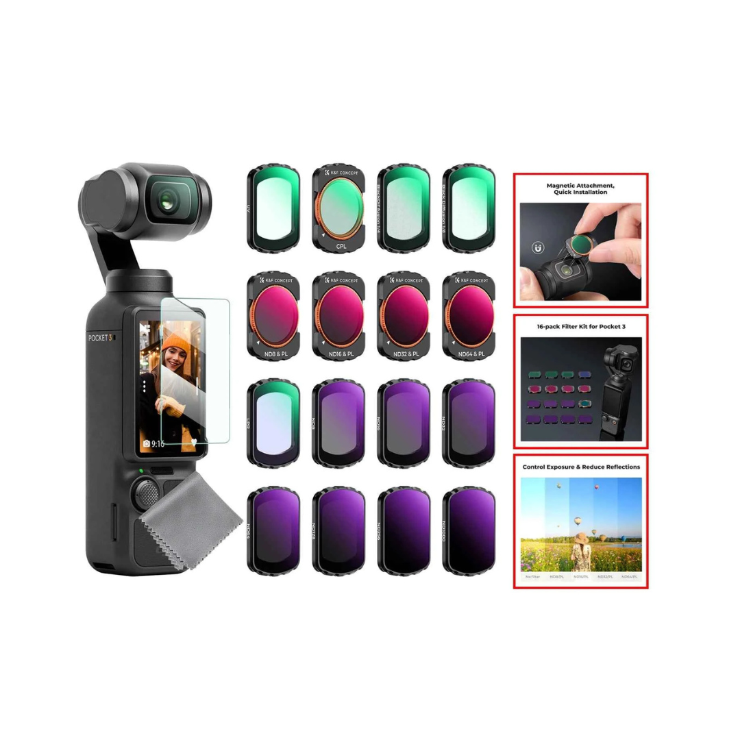 K&F Magnetic Wide-Angle Filter for DJI Osmo Pocket 3