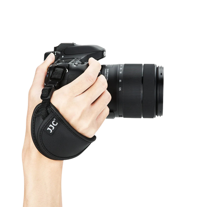 JJC Leather Camera Wrist Strap with Quick Release