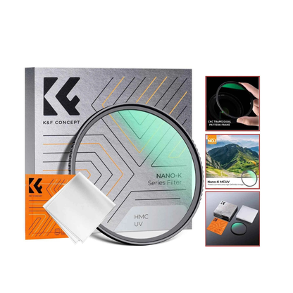 K&F 37-105mm Multi-Coated UV Lens Filter