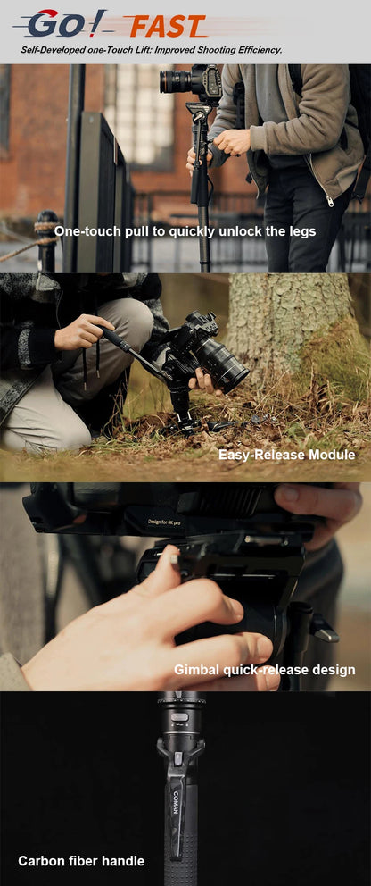 COMAN M1 Series Carbon Fibre Camera Monopod
