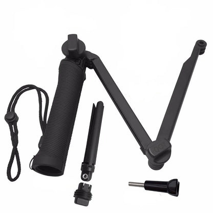 QQT 3-Way Action Camera Selfie Stick and Tripod