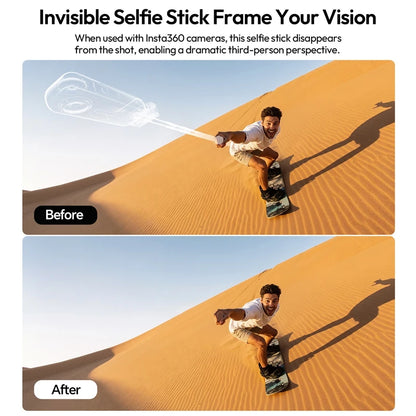 Ulanzi MT98 Invisible Selfie Stick 57cm for Action Cameras