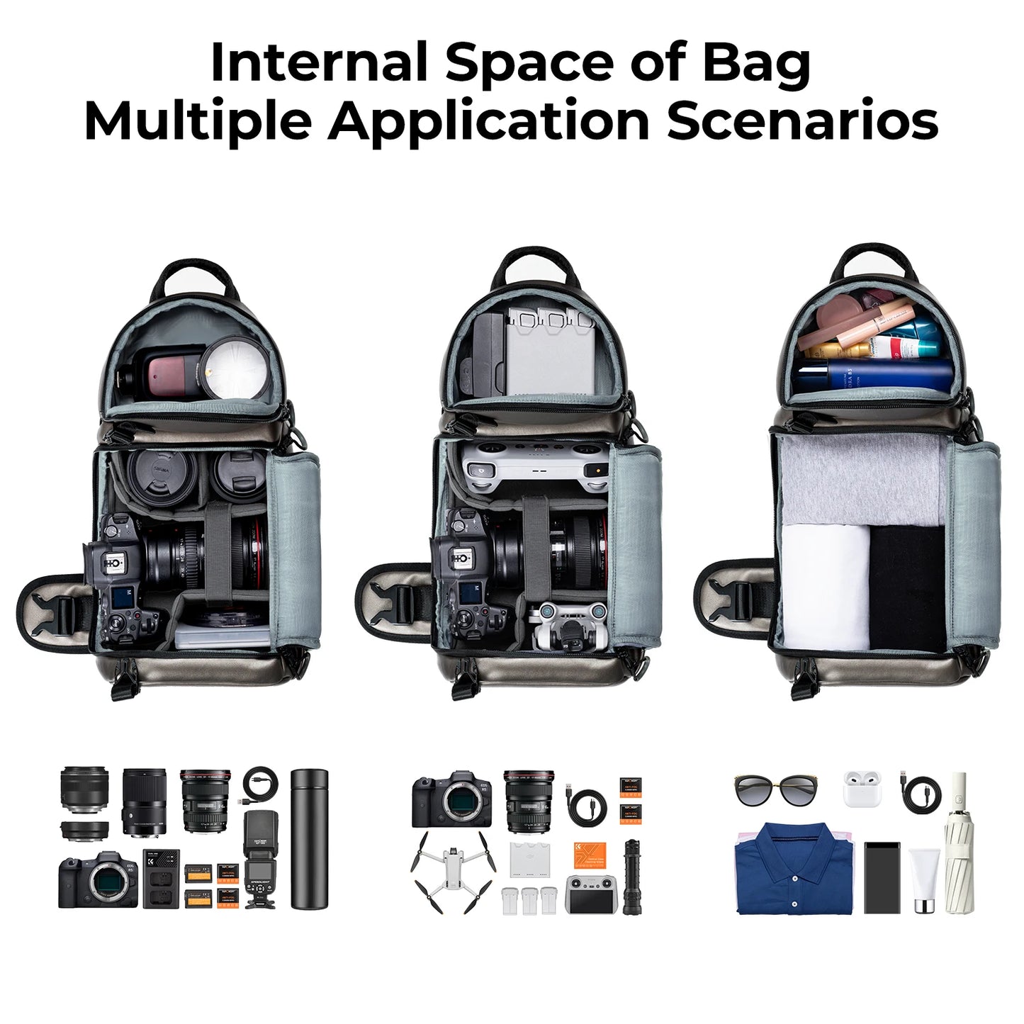 K&F Outdoor Camera Sling Backpack