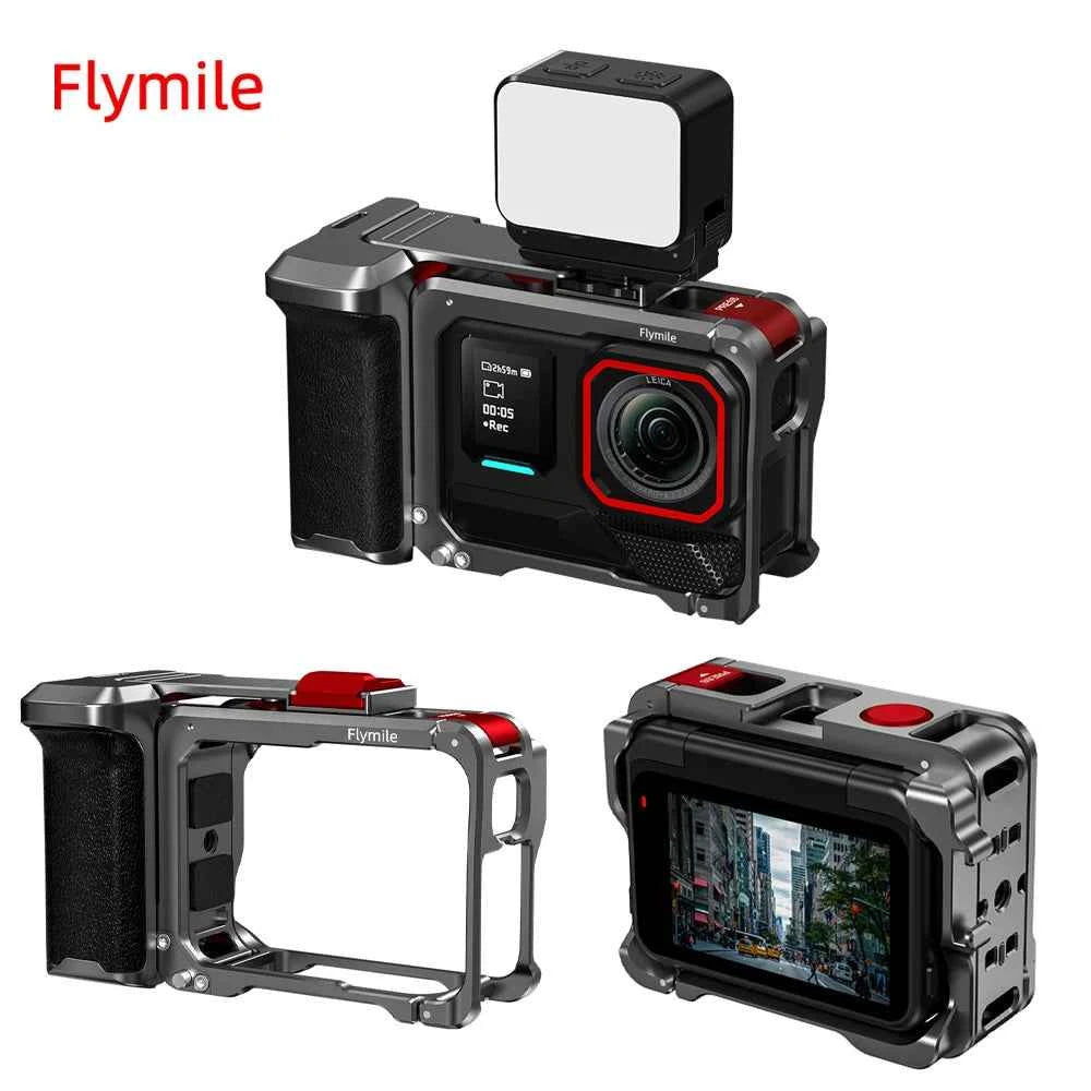 Flymile Camera Cage & Handle Grip Kit for Insta360 Ace Pro 2