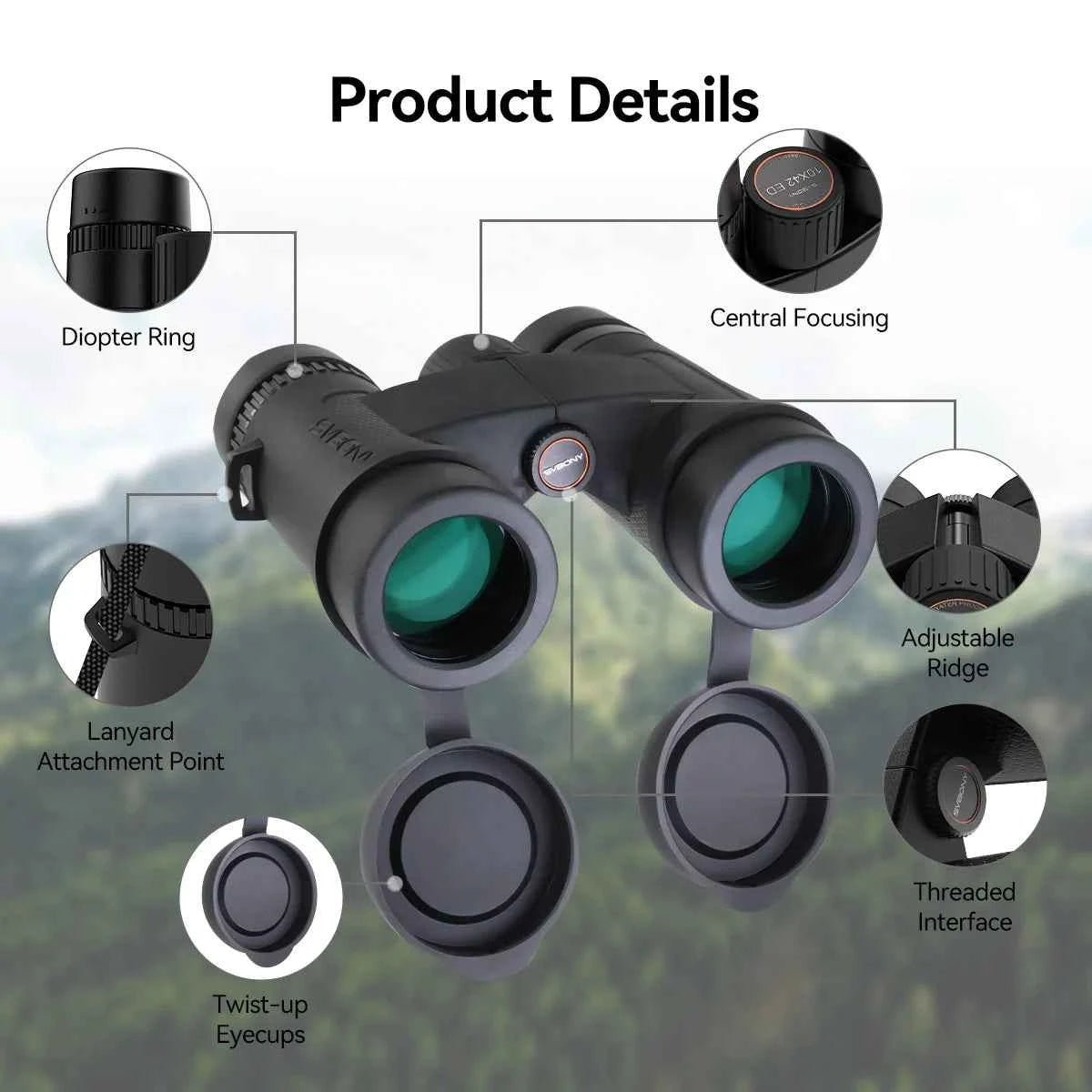 SVBONY SV202 ED Waterproof Binoculars