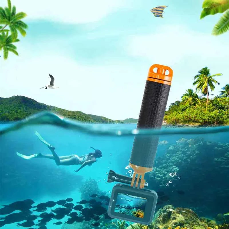 Floating Hand Grip for GoPro, DJI and Insta360 Action Cameras