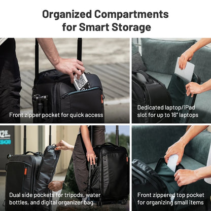 PGYTECH 2-in-1 Roller Camera Backpack