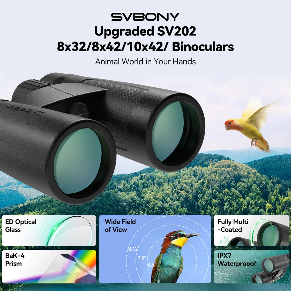 SVBONY SV202 ED Waterproof Binoculars