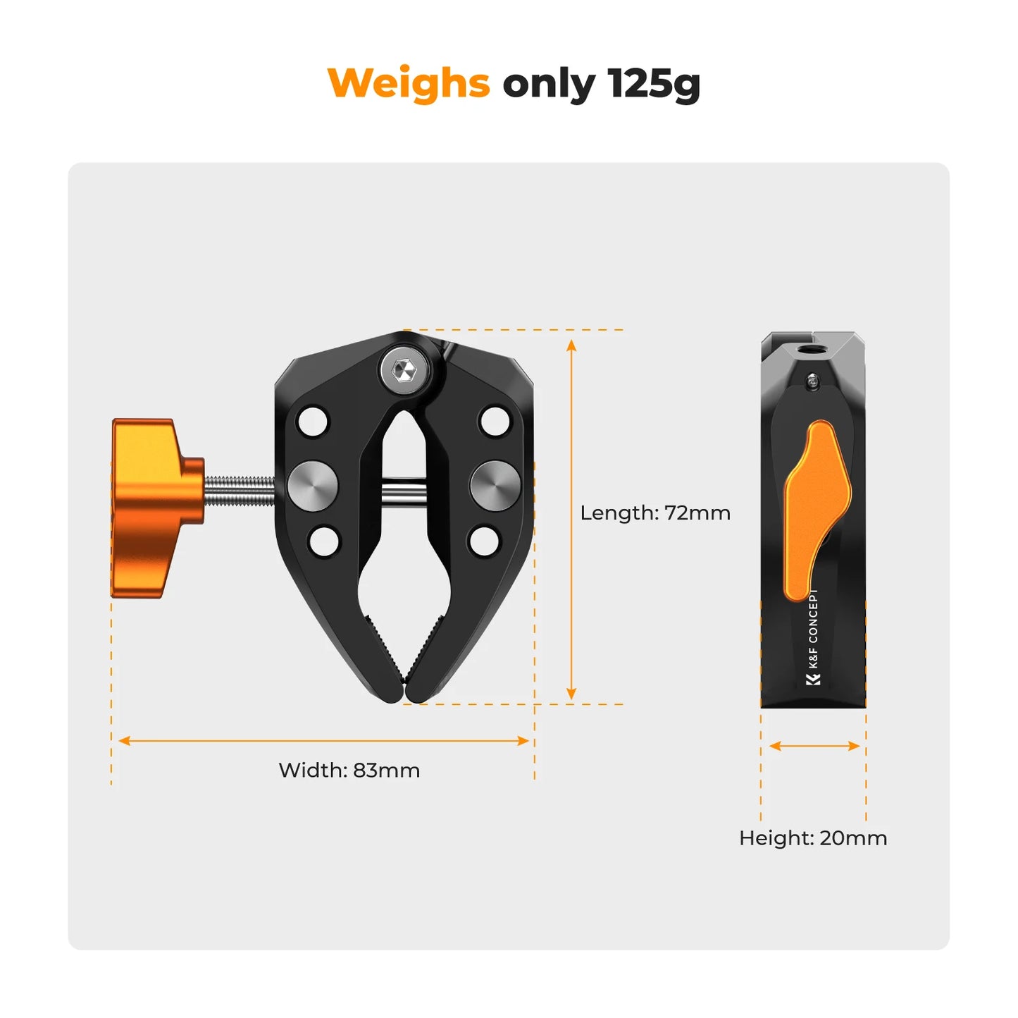K&F Super Clamp & Magic Arm Mount