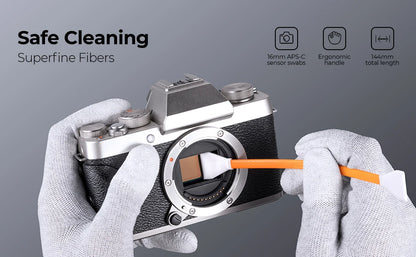 K&F Concept 10-Pack Camera Sensor Cleaning Swab Kit