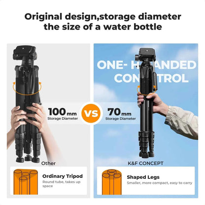 K&F S255A3 190cm Lightweight Camera Tripod