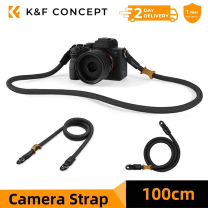 K&F Concept 100cm Round Rope Camera Neck Strap