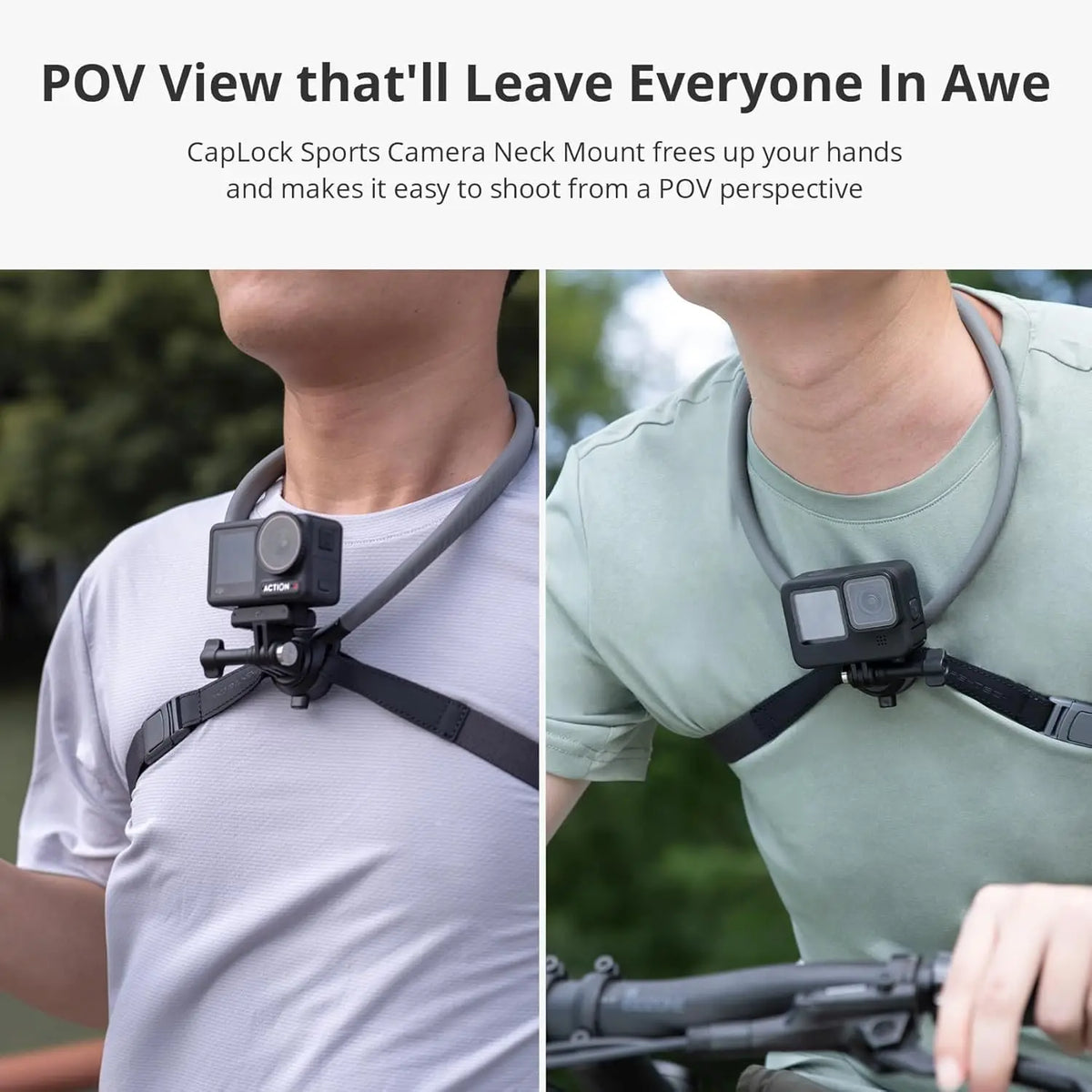 PGYTECH CapLock Neck Mount for Action Cameras & Phones