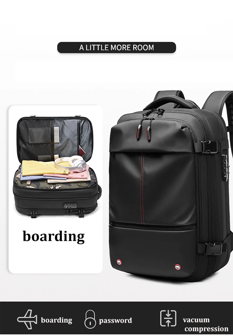Vacuum Compression 17 Inch Laptop Travel Backpack
