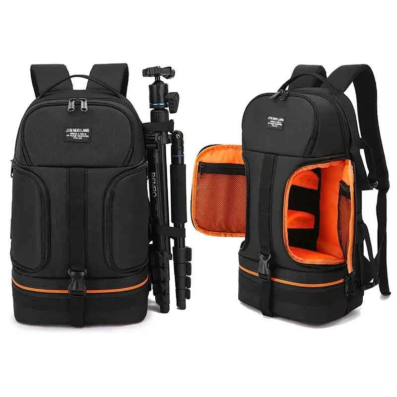 JINNUOLANG DSLR Camera Backpack with Rain Cover