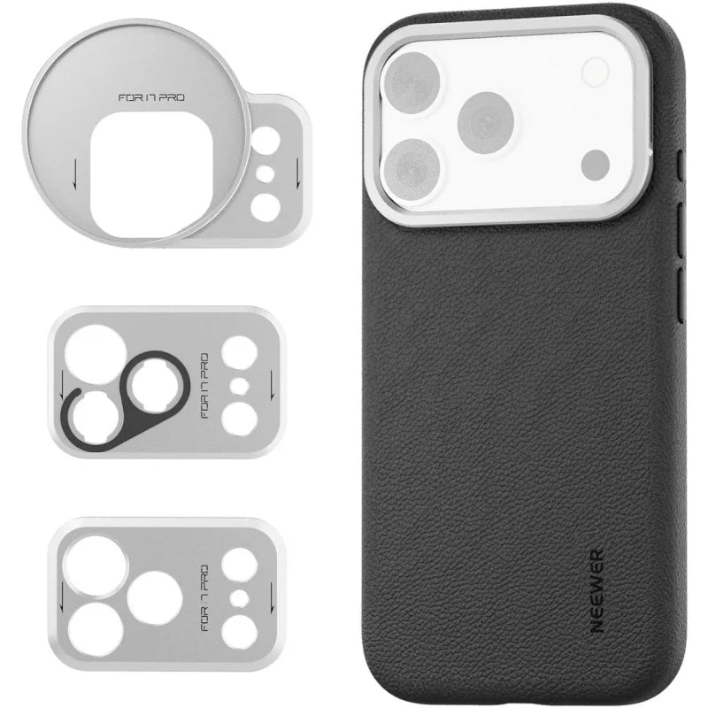 NEEWER Modular Phone Case with 67mm Filter Ring and 17mm Lens Backplate