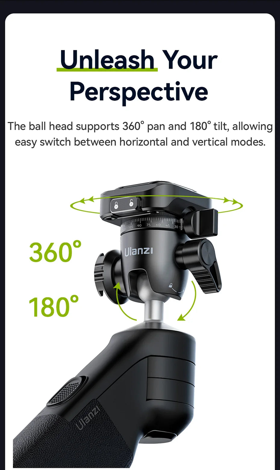 Ulanzi TT38 UKA Quick Release Tripod & Top Handle