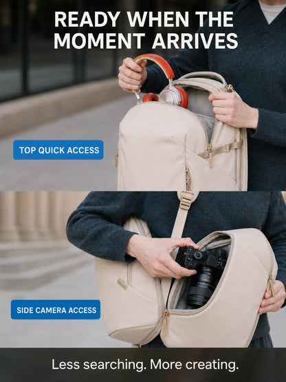 SOARSHOT 16L/22L Water-Resistant Camera Backpack
