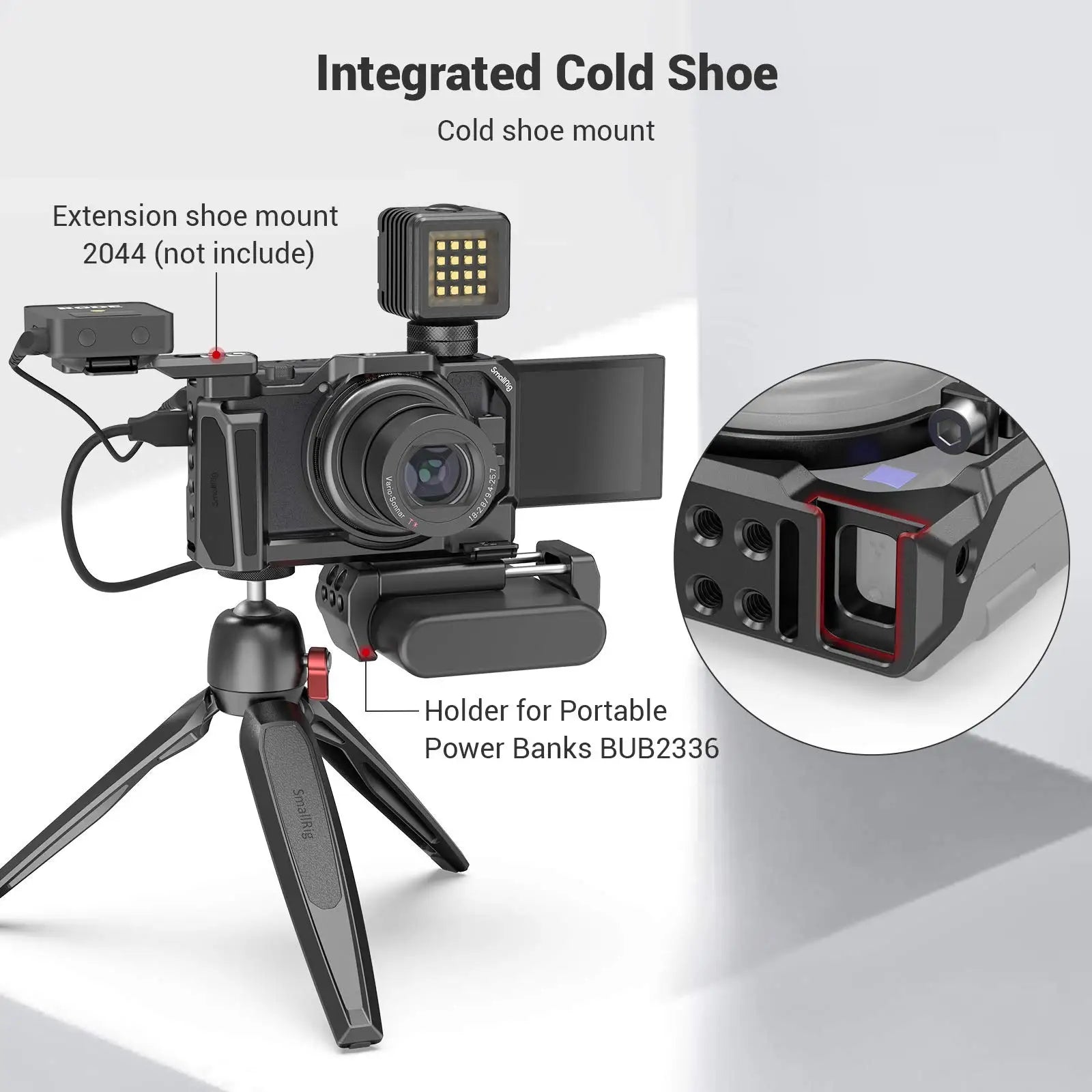 SmallRig Lightweight Vlogging Cage for Sony ZV-1