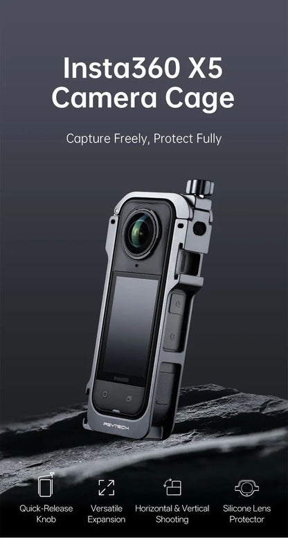 PGYTECH Camera Cage for Insta360 X5 & X4